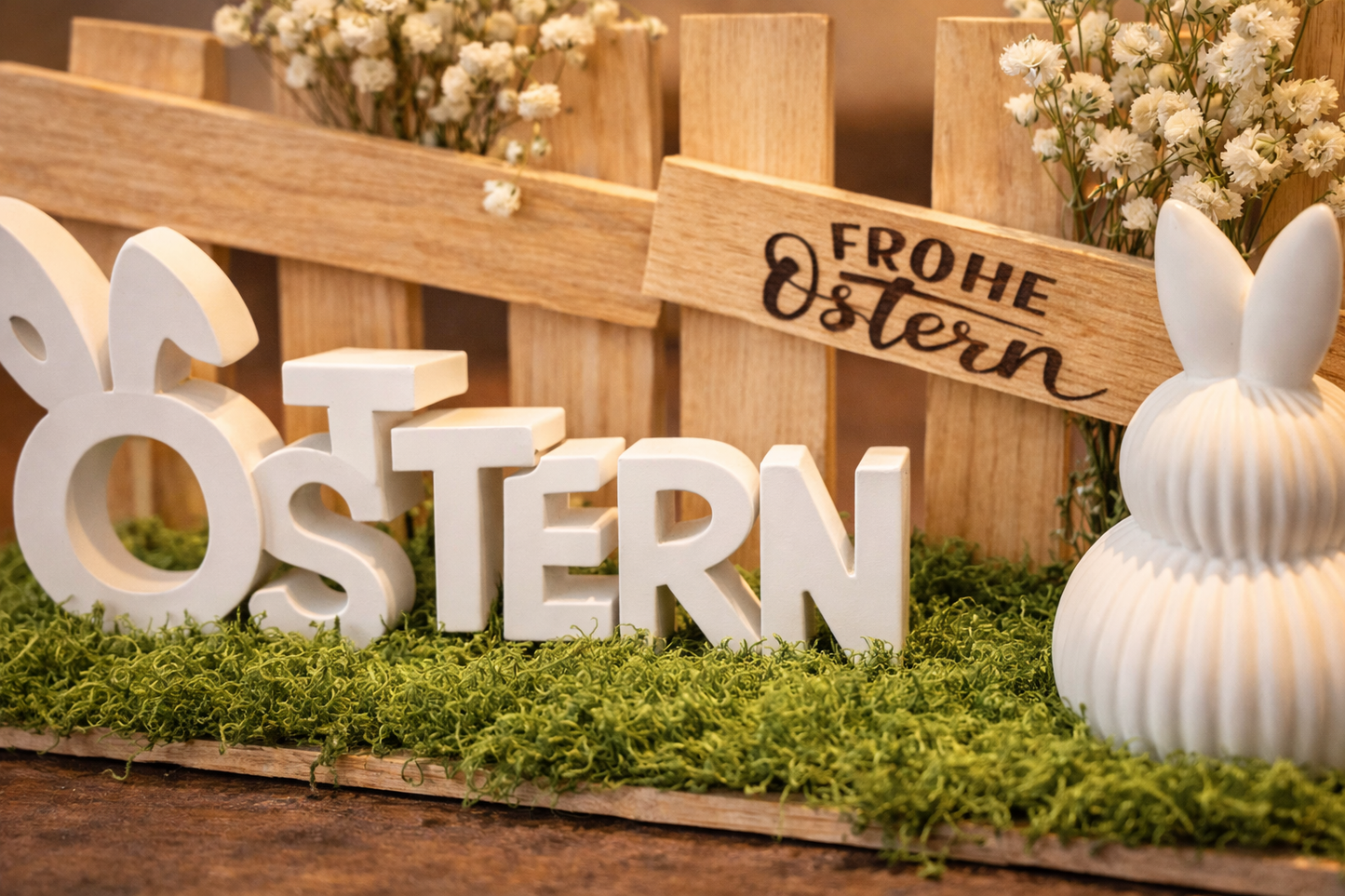 Osterdekoration „Ostern“ - handgemacht & natürlich