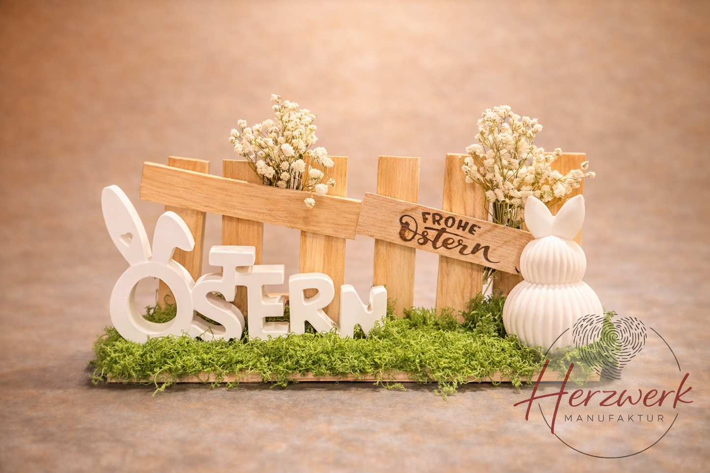 Osterdekoration „Ostern“ - handgemacht & natürlich