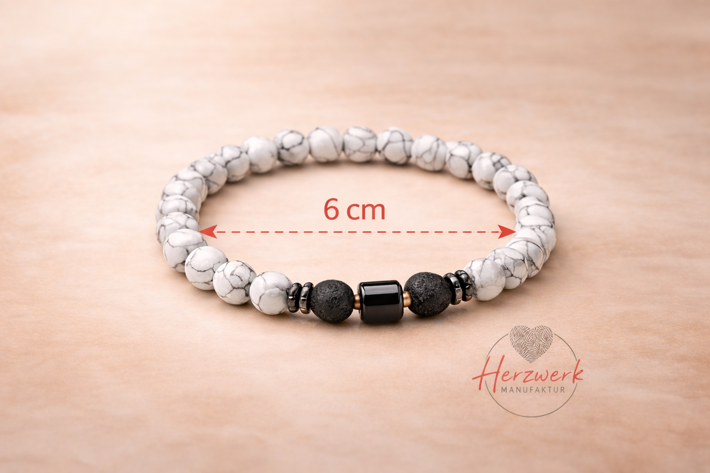 Howlith & Lavastein Armband - Unisex